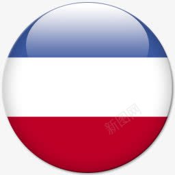 塞尔维亚黑山共和国世界杯标志图标图标