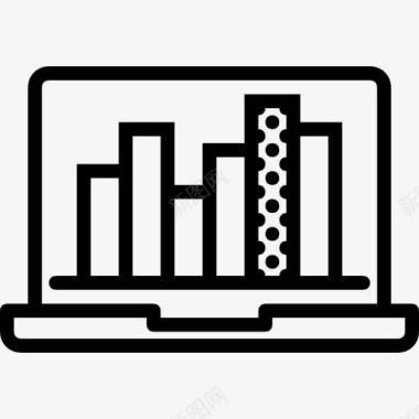 商业封面设计分析图标图标