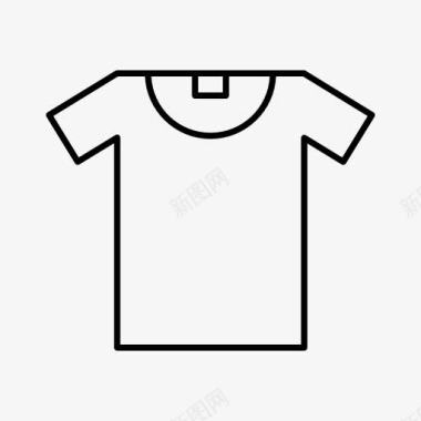 运动休闲T恤短袖T恤图标图标