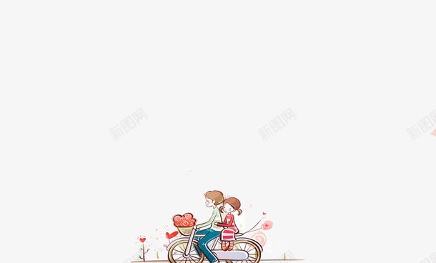 唯美浪漫骑自行车卡通情侣png免抠素材_88icon https://88icon.com 卡通 唯美 情侣 浪漫 骑自行车