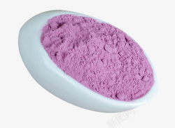 细磨的紫薯粉素材