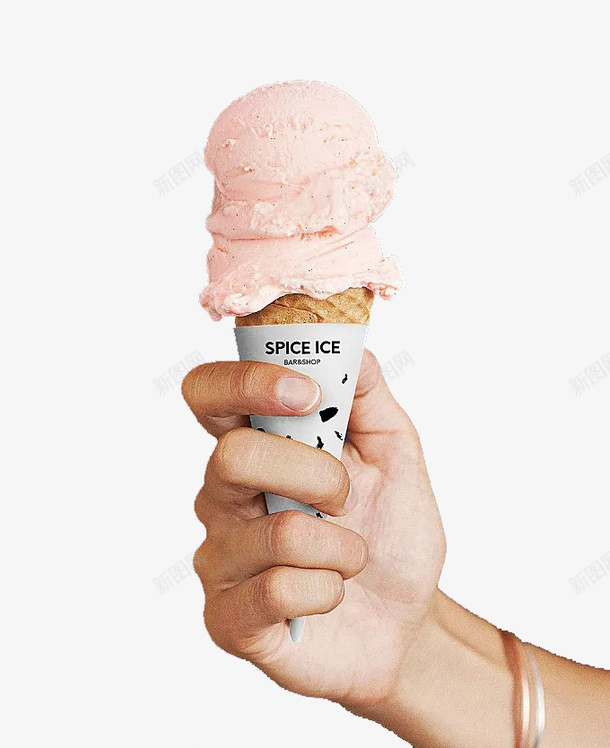 美味冰淇淋png免抠素材_88icon https://88icon.com 冰淇淋 冰淇淋球 冰淇淋粉 消暑 粉色 美味 高糖高脂