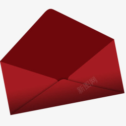 红色信封礼盒素材