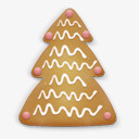 糖果饼干背景圣诞饼干树2图标图标