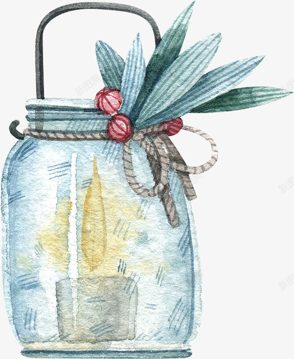 手绘创意玻璃瓶子海报png免抠素材_88icon https://88icon.com 创意图 可爱 彩色图 手绘图 玻璃瓶子 简单的