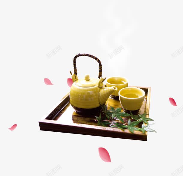 茶具元素png免抠素材_88icon https://88icon.com 中国风 古典 米色 茶 茶具
