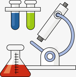 实验室实验工具矢量图素材