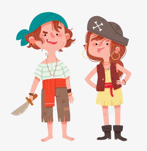玩耍的小孩png免抠素材_88icon https://88icon.com 海盗 玩耍 角色扮演 过家家
