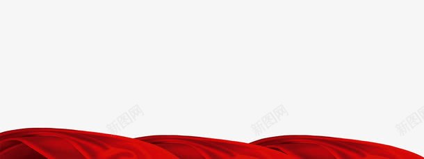 绸段png免抠素材_88icon https://88icon.com 红色 绸段