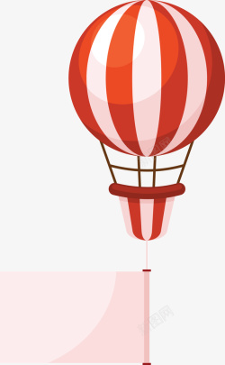 一个热气球一个热气球矢量图高清图片