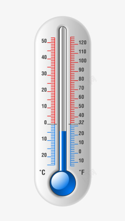 气温计手绘温度计矢量图高清图片