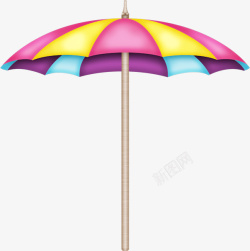 彩色小伞素材