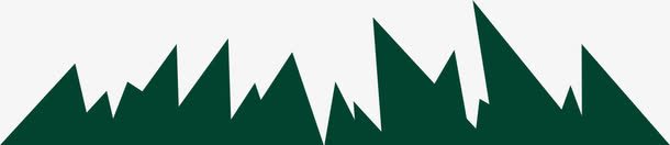 三角形几何山png免抠素材_88icon https://88icon.com 三角形 几何 墨绿色 山