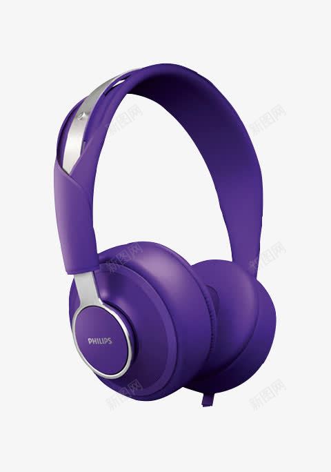头戴式紫色耳机png免抠素材_88icon https://88icon.com 头戴式 紫色 耳机 耳麦