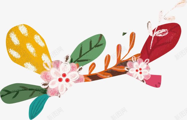彩色水彩花朵植物装饰促销png免抠素材_88icon https://88icon.com 促销 彩色 植物 水彩 花朵 装饰 设计