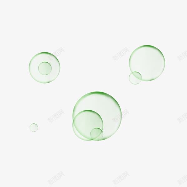 绿色泡泡装饰png免抠素材_88icon https://88icon.com 泡泡 绿色 装饰
