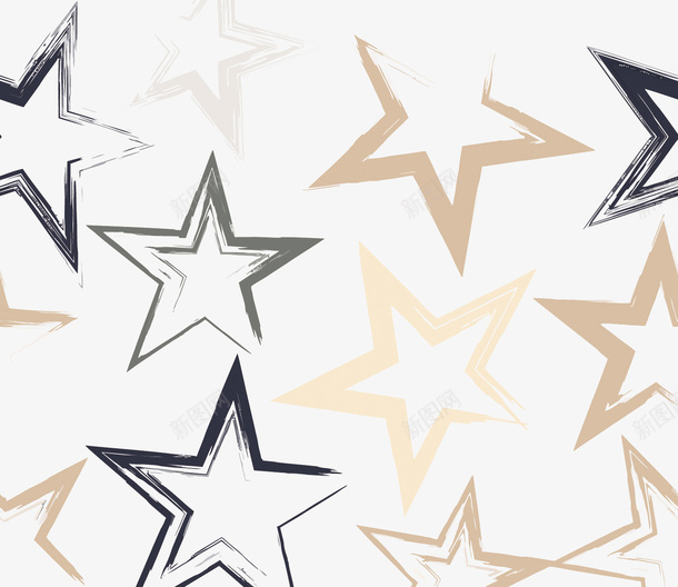 冷淡风星星底纹矢量图eps免抠素材_88icon https://88icon.com 卡通 手绘 星星PNG矢量图 星星免扣PNG图 星星矢量 装饰底纹 矢量图