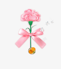 粉色浪漫花朵装饰图案素材