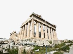 古希腊建筑神话遗迹素材