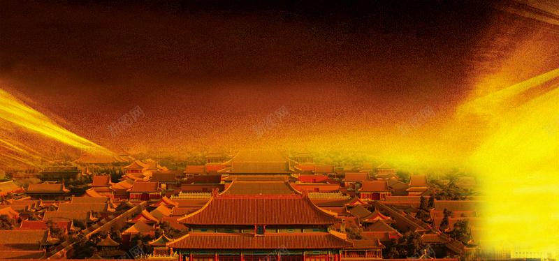 中国古建筑背景模板背景