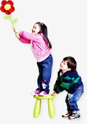 调皮玩耍儿童凳子png免抠素材_88icon https://88icon.com 儿童 凳子 坏学生 玩耍 调皮