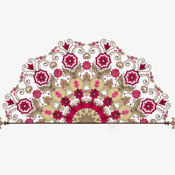 欧式花纹底纹矢量图素材