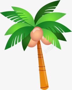 椰子树效果活动元素素材