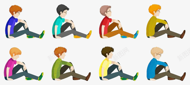 坐在地上休息的男孩png免抠素材_88icon https://88icon.com 休息 侧坐 卡通手绘 坐 坐着 坐着地上 男孩 调整