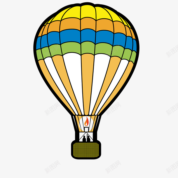 人和巨大的热气球矢量图ai免抠素材_88icon https://88icon.com 人物 免费热气球素材 彩色气球 热气球 装饰图案 矢量图