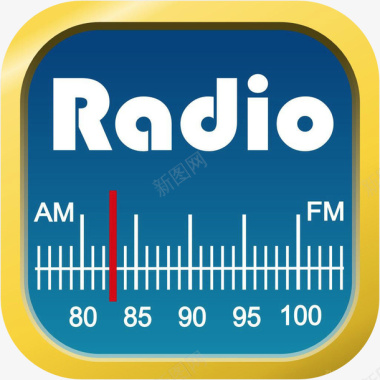 小红书手机logo手机收音机调频软件logo图标图标