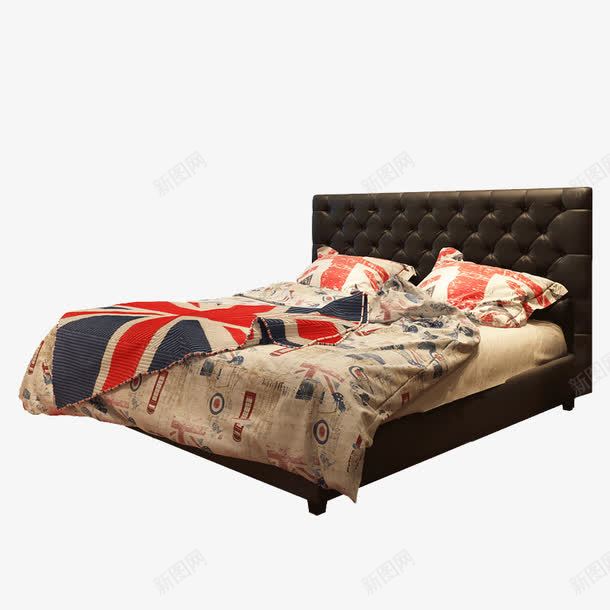 小户型别墅主卧真皮床png免抠素材_88icon https://88icon.com 18米头层皮床 北欧皮床 榻榻米软体床 欧式主卧 高箱储物床
