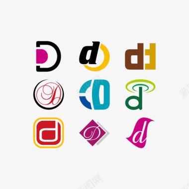 字母T设计D字母LOGO图标图标