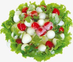 水果沙拉与蔬菜素材