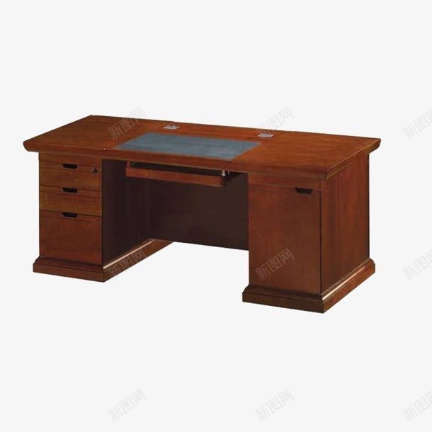 实木办公桌png免抠素材_88icon https://88icon.com 办公桌 实木 宽敞的 棕色的 背景 舒服的