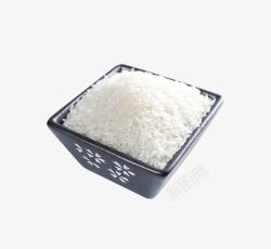 白米饭青瓷碗素材