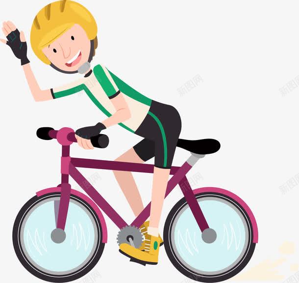 自行车运动员png免抠素材_88icon https://88icon.com 共享单车 卡通男孩 打招呼 招手 爱好者 绿色出行 脚踏车 自行车 运动员 骑自行车 骑行者 骑车