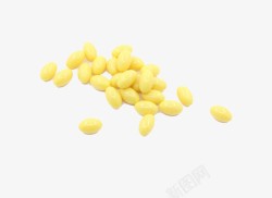 颗粒药黄色药片高清图片