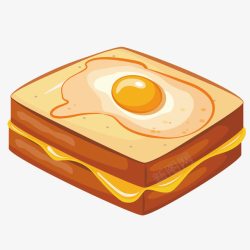 蛋黄面包素材
