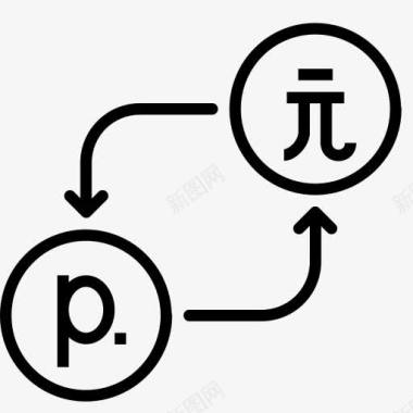 中国司法转换货币美元钱卢布台湾以货币转图标图标