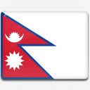 尼泊尔国旗国国家标志素材