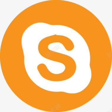 社会视频电话橙色的社会图标图标