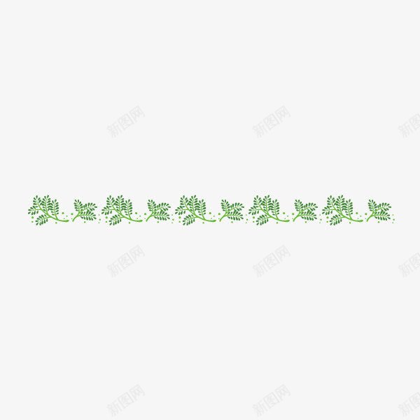 绿色叶子边框装饰png免抠素材_88icon https://88icon.com 小清新 手绘 树叶 绿叶 绿色 花边