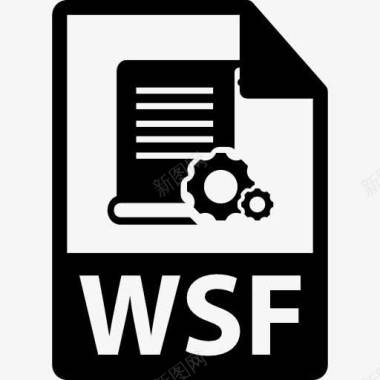 延伸路面WSF文件格式变图标图标
