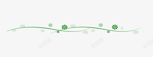 绿色简约树藤装饰图案png免抠素材_88icon https://88icon.com 免抠PNG 树藤 简约 绿色 装饰图案