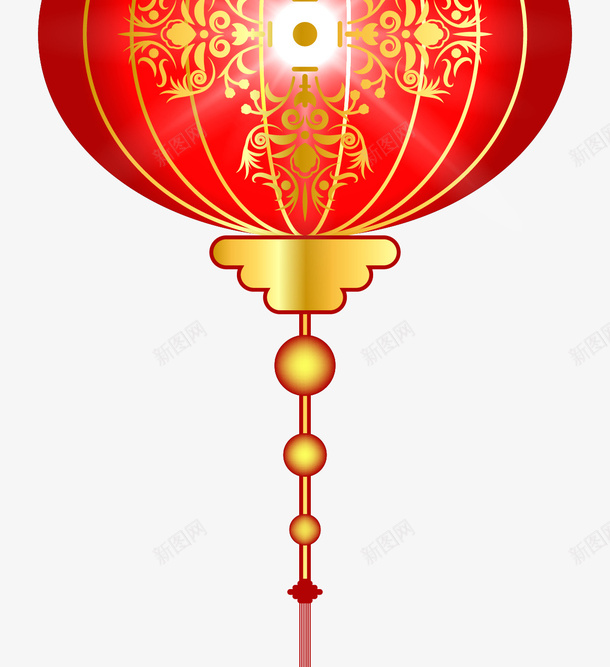 金色中国风灯笼装饰图案png免抠素材_88icon https://88icon.com 中国风 免抠PNG 灯笼 装饰图案 金色