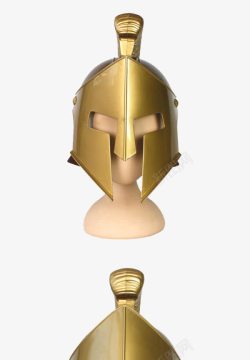 金色金属勇士头盔素材