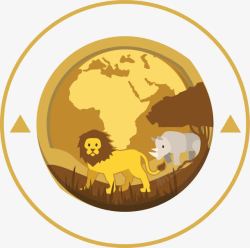 地球非洲野生动物素材
