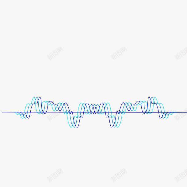 斜影声波线png免抠素材_88icon https://88icon.com 声波线 斜影 素材