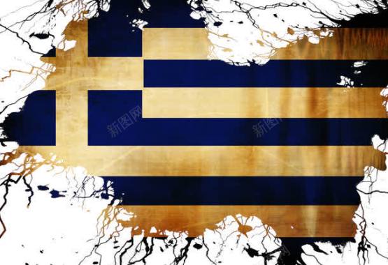 希腊国旗图案背景