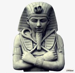 埃及法老雕像素材